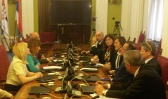 6 May 2015 The Foreign Affairs Committee Chairperson meets with the President of the Group of Progressive Alliance of Socialists and Democrats in the European Parliament